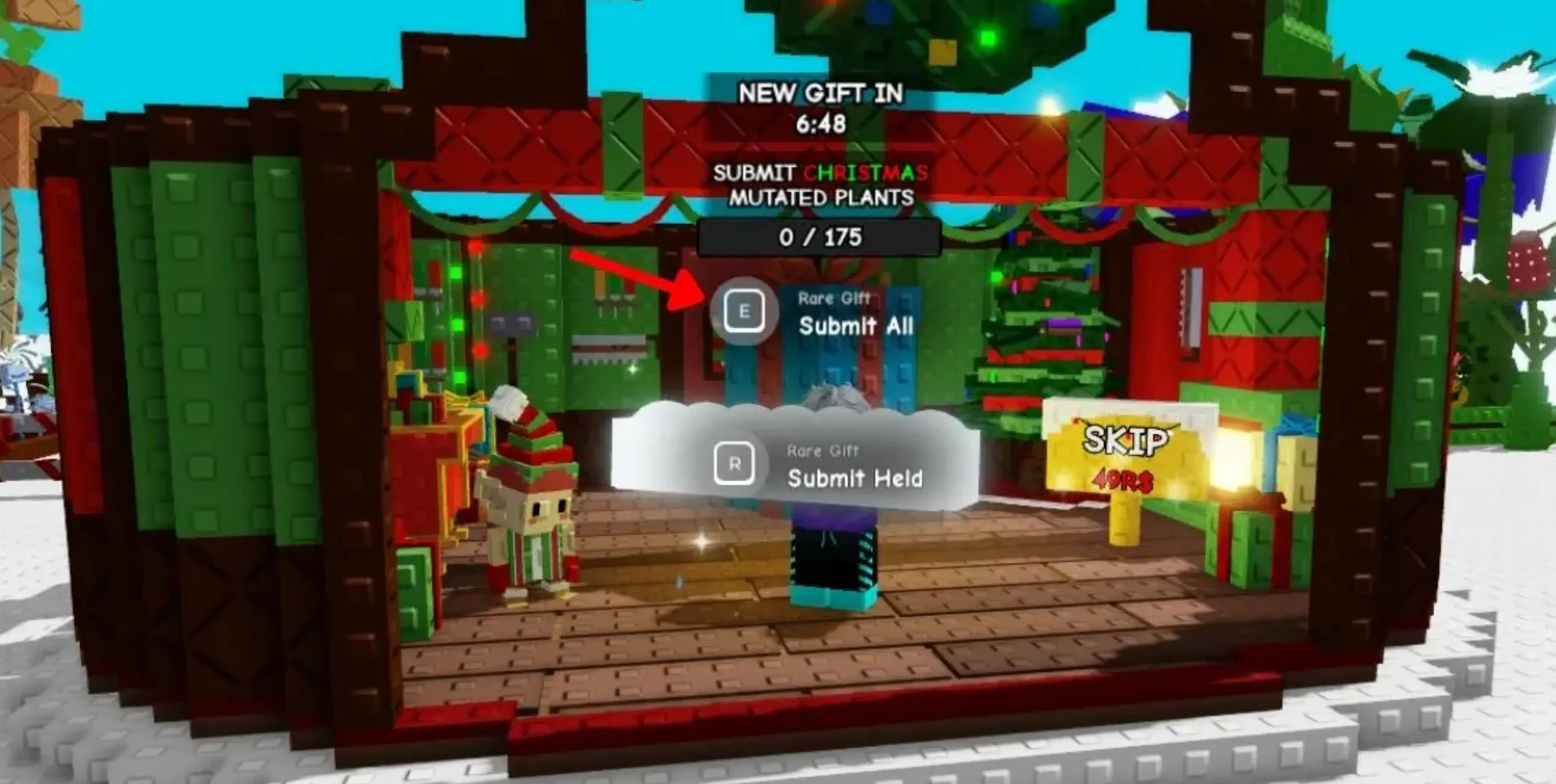 All Christmas Gifts in Grow a Garden